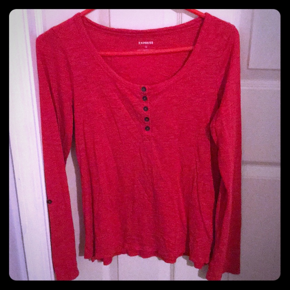 Hot pink long sleeve